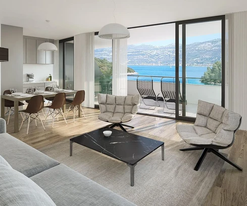 Apartamento de lujo en venta con vista al mar en Korčula, Croacia