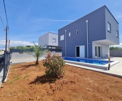 Vir - Luxusná vila s bazénom a strešnou terasou, výhľad na more z každej izby