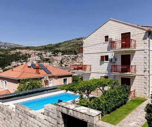 Stone villa with pool for sale in Lapad Dubrovnik in Croatia