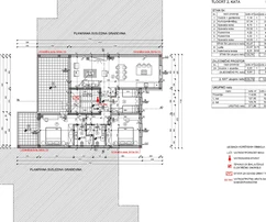 Pula, ático de tres habitaciones 111 m² con garaje en complejo residencial moderno, 2026, segundo piso