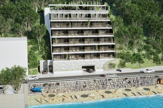Penthouse na sprzedaż z widokiem na morze w Dugi Rat w Chorwacji