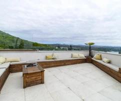 Opatija, Volosko, luxuriöses Penthouse 267 m², Dachterrasse mit Whirlpool