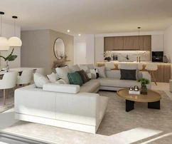 Nowe apartamenty na polu golfowym z widokiem na morze w Marbelli