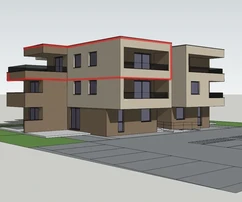 Vodice – előértékesítés – Háromszobás lakás S9, 104,77 m², 2. emelet