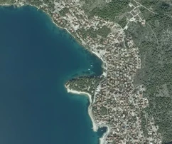 Trogir, Saldun, Baugrundstück 3691 m2, Meerblick