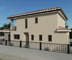 Istrien, Poreč: Moderne Villa mit Pool in Meeresnähe