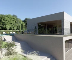 Istrien, Trviž, Modernes, umweltfreundliches haus mit herrlichem ausblick