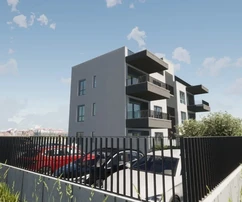 Trogir, Plano, appartamento con 2 camere da letto 70 m2 + giardino 68 m2, nuova costruzione