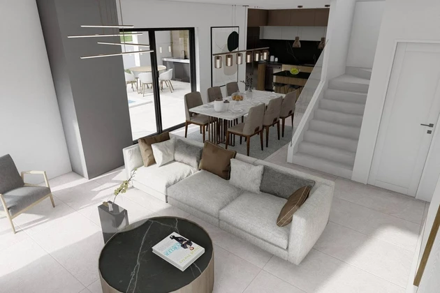 Modern villa medencével eladó Rab Barbat városrészben Horvátországban