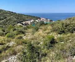 Primošten, Vadalj, terreno edificabile 1654 m2, vista mare