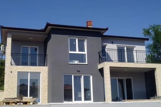 Modern house with a panoramic view, Istria, Labin