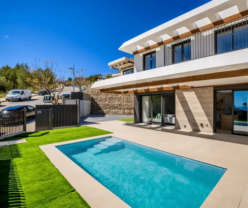 Residencial Maravilla: new villas with pool and sea view in Polop