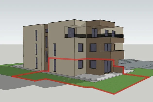 Vodice – Erdgeschosswohnung mit Garten und 2 Parkplätzen, S1 – 81,69 m²