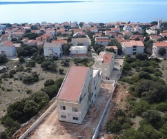 Stan s terasom i pogledom, 3S, Mandre, 55m2, NOVOGRADNJA