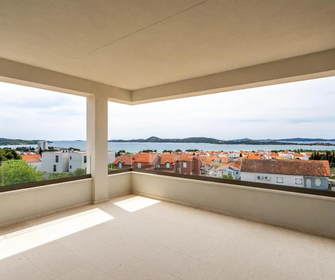 Vodice, nuova costruzione, moderno appartamento trilocale, 120,89 m², vista mare, S5