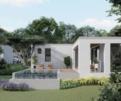 Istria, Labin, modern ground-floor house with pool