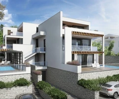 Új építésű lakás medencével eladó Crikvenicán Horvátországban