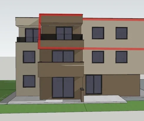 Vodice - Byt S10 ve 2. patře, NOVOSTAVBA, výhled na moře