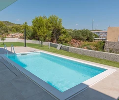 Tribunj, Neubau, Erdgeschosswohnung mit Pool, 133,46 m²