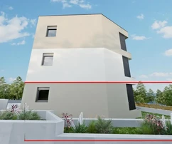 Šibenik - appartamento con due camere da letto e giardino