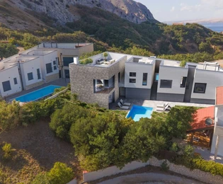 Villa di lusso in vendita a Pag Bošana con vista in Croazia
