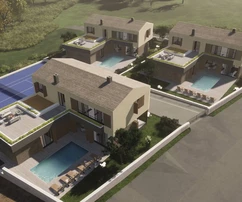 Luxusná vila s tenisovým kurtom na predaj v Gračišći v Chorvátsku