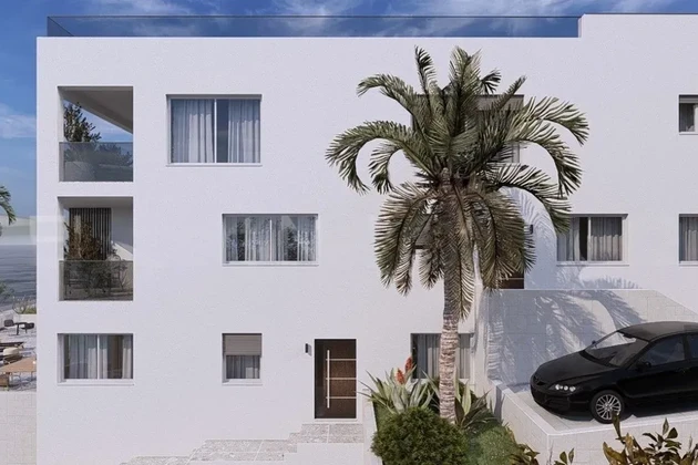 Čiovo, Okrug, apartamento de 2 dormitorios 69 m2, obra nueva, PRIMERA LÍNEA DE MAR