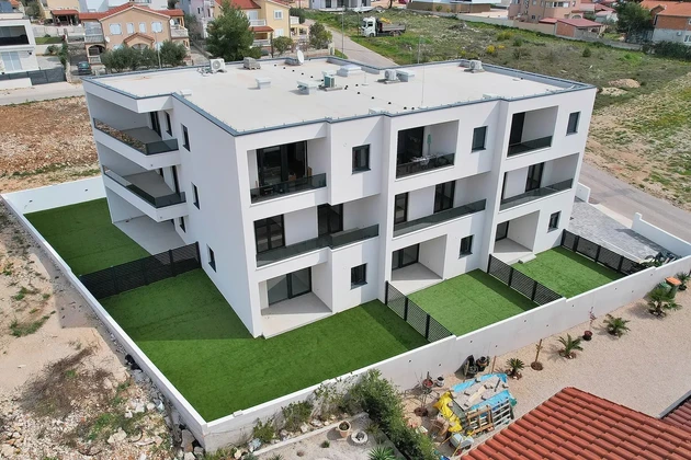 Водице - двухуровневая квартира S2 с садом, 113,43 м²