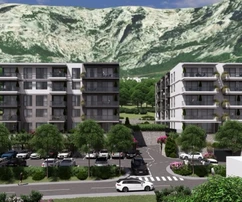 Makarska, appartement de luxe deux pièces dans une construction neuve avec vue sur la mer
