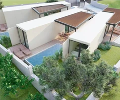 Istrie, Marčana: Modulární domy s bazénem a dvorem