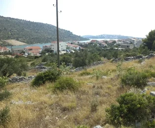 Rogoznica, building plot 2161 m2, access, 110m from the sea