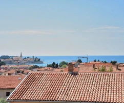 Istria, Poreč – Luksusowy penthouse z zapierającym dech w piersiach widokiem na morze i prywatnym tarasem na dachu