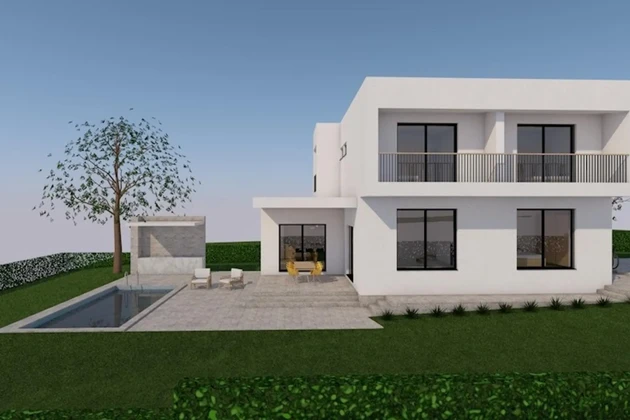 Moderná luxusná vila na predaj obklopená zeleňou v Chorvátsku