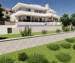 Isztria, exkluzív tengerre néző villa - Új építés