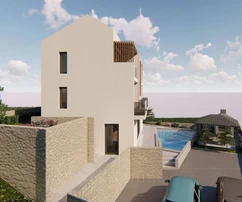 Villa à vendre à seulement 70 mètres de la plage à Sevid en Croatie