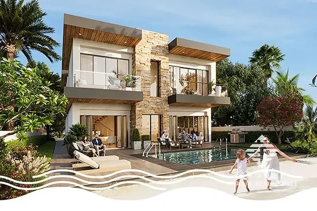 Vila s 4 spavaće sobe u Dubaiju u mediteranskom stilu