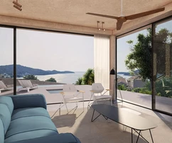 Moderná vila s výhľadom na more na predaj v Rogoznici v Chorvátsku