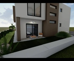 Villa moderna con piscina en venta en Privlaka, Croacia