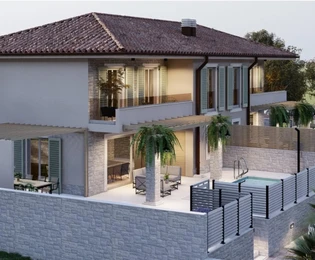 Dvoetažni stan s bazenom na prodaju Malinska