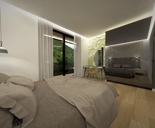 Opatija, Ičići, appartamento di lusso in una nuova costruzione esclusiva, vista panoramica sul mare A5