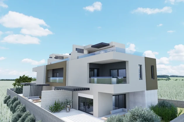 Srima, Vodice – 2-pokojowe mieszkanie z tarasem na dachu w nowym budynku
