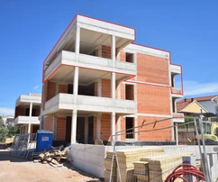 Vodice - Penthouse avec vue sur la mer dans le centre-ville élargi, à 300 m de la marina