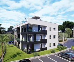 Zadar, Crvene kuće edificio moderno Nuova costruzione
