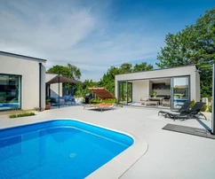 Villa de luxe moderne avec piscine et vue sur la mer, Istrie, Labin