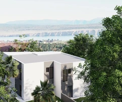 Jadranovo, casa adosada de lujo con piscina, 197 m²