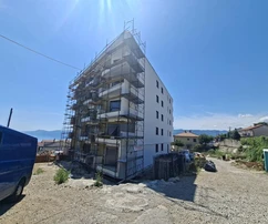 Rijeka, Zamet, novostavba třípokojového bytu, 80,17 m², výtah, výhled na moře