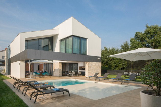 Villa moderna en las cercanías de Pula cerca del mar