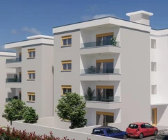 Pula, Centre, penthouse exclusif dans un immeuble neuf, 2e étage, 126,72 m², ascenseur, gaz, emplacement de choix