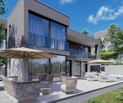 Luxury villas with sea view near Trogir