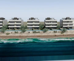 Luxuslakás eladó Povljanán, közvetlenül a tengerparton Horvátországban